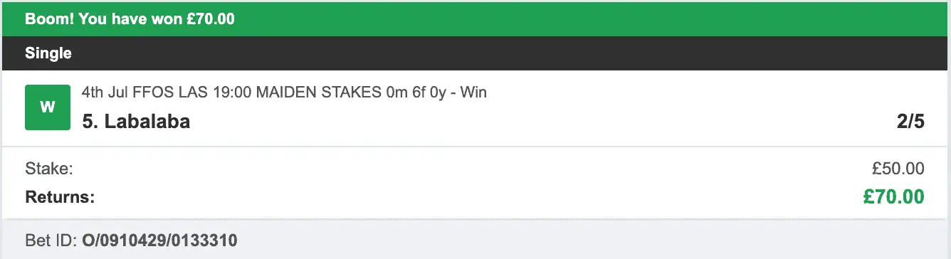 Todays Bet Tips - Winner 2 - 2023-06-20